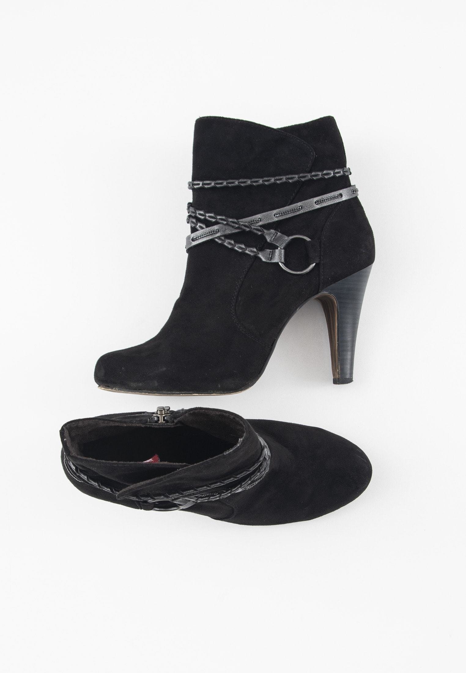 Tamaris Heart \u0026 Sole Enkellaarsjes met hoge hak - black/Zwart - Zalando.nl