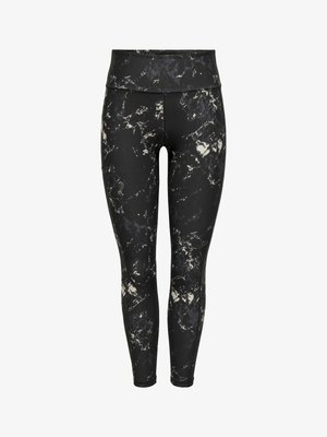 ONLY Play, ONPRYA 2 SPACE LIFE TIGHTS - Leggings - black/pumice stone
