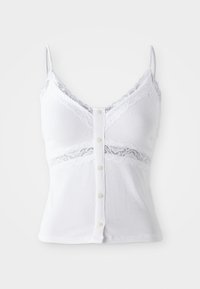 DETAIL SINGLET - Topper - white