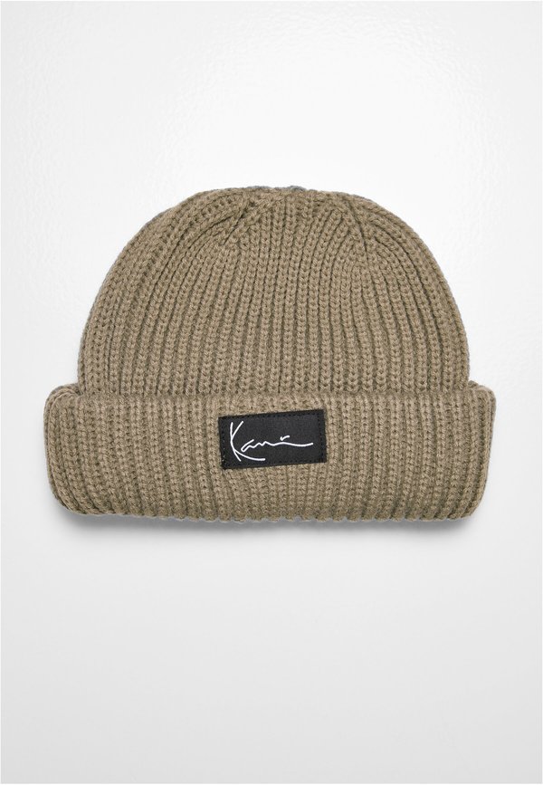SIGNATURE FISHERMAN BEANIE KHAKI - Beanie - khaki4