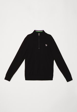 PS Paul Smith MENS ZIP NECK - Strickpullover - blacks