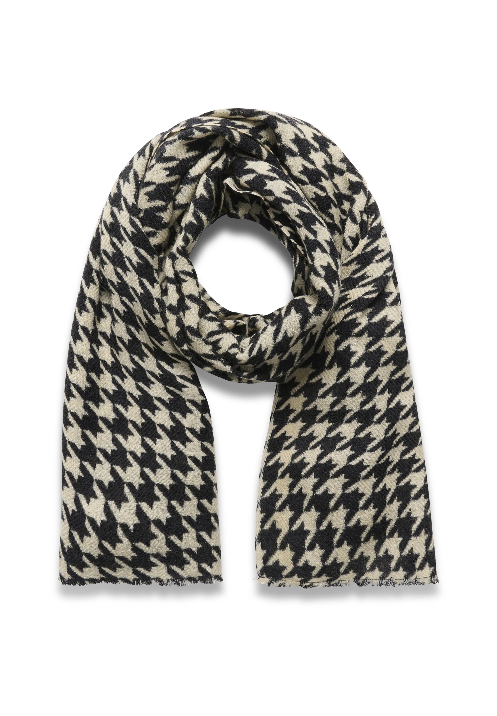 Part Two Scarf - black houndstooth/black - Zalando.ie