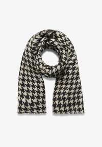 Selected, black houndstooth