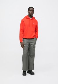 Calvin Klein Jeans MONOGRAM HOODIE - Camisola - red