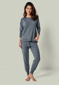 YOU LOOK PERFECT BELLA - MERINO LONG SLEEVE SWEATER WITH ROUND NECK - Strickpullover - grey