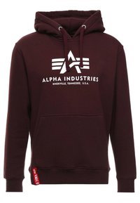 HOODIE - Džemperis ar kapuci - deep maroon