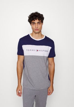 TEE LOGO FLAG - Maglia del pigiama - yale navy