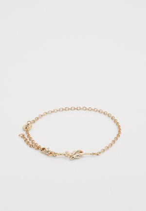 HEART DAGGER FINE CHAIN CHARM BRACELET - Bracelet - gold-coloured