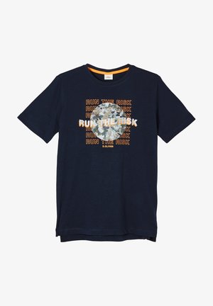 T-shirt con stampa - blue