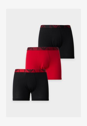 Emporio Armani, 3 PACK - Boxershort - black/cherry