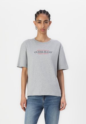 AMERICAN - Print T-shirt - medium grey