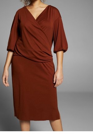 Jerseykleid - camel