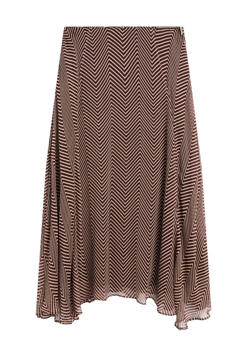 Jupe Midi Massimo Dutti – Taille 10 (UK) / Marron – Coupe Crayon (Très Bon état)
