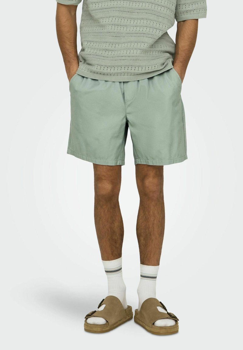 Only & Sons ONSTEL LIFE NOOS - Kratke hlače - iceberg green