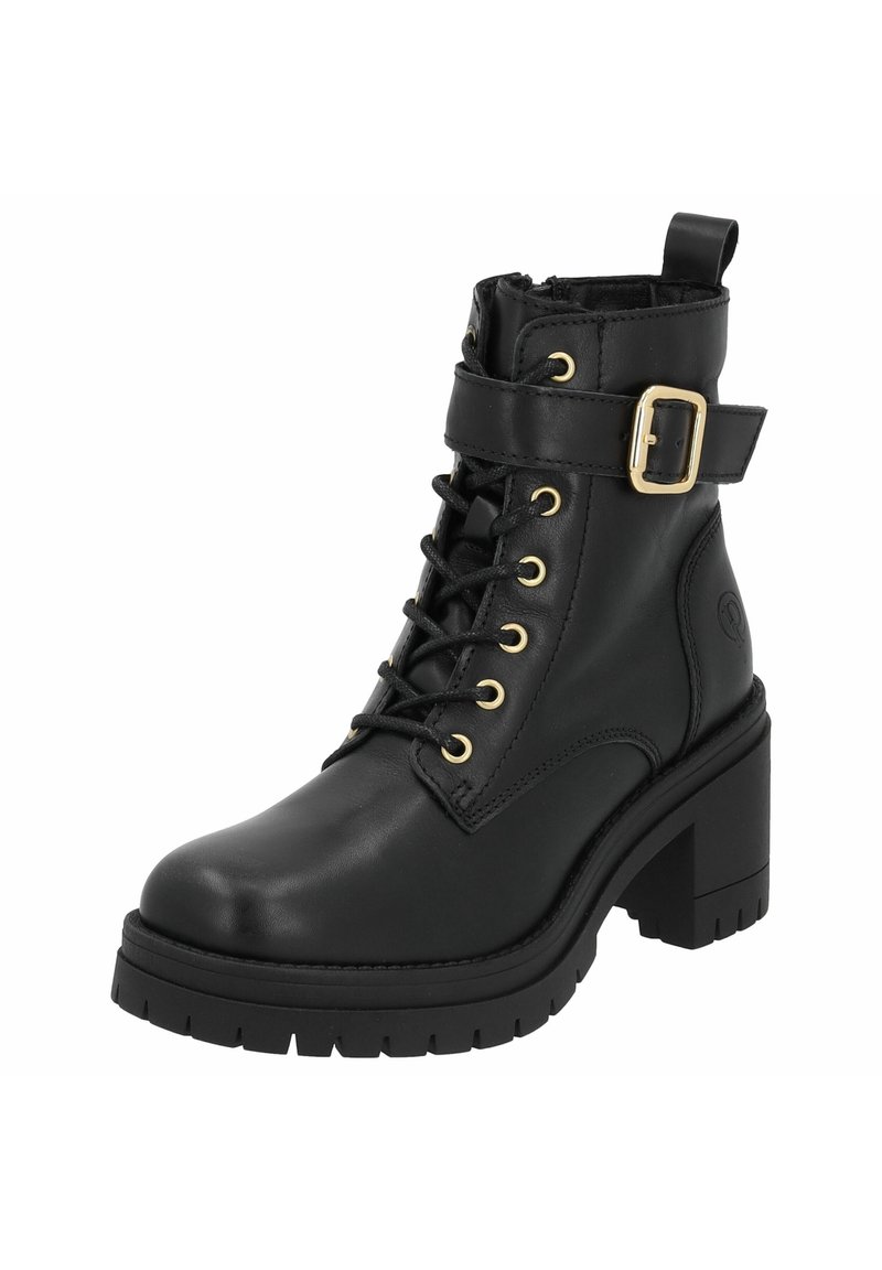 Leather Shoes Tommy Hilfiger Prussia Lug Sole Booties Palado Lace