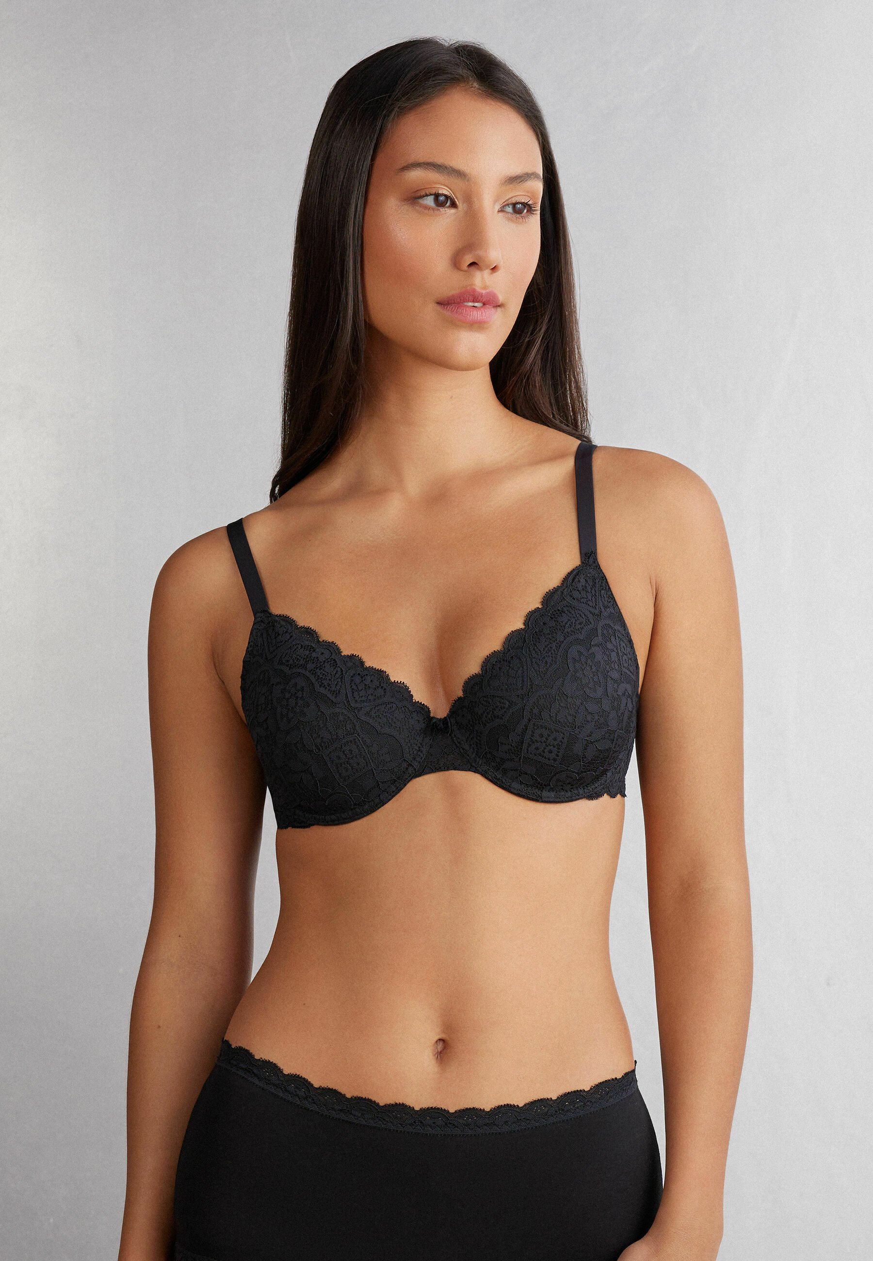 Intimissimi FRANCESCA Soutien-gorge triangle black/noir