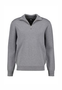 Unselected, dark grey melange