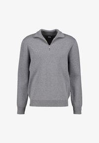 Unselected, dark grey melange