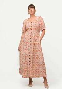Ulla Popken Maxi šaty - melon rose