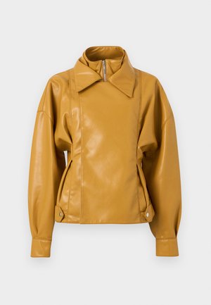 TANNER - Faux leather jacket - butterscotch