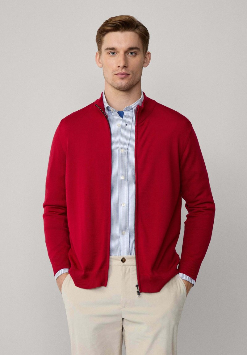 Façonnable FULLZIP - Vest - berry red