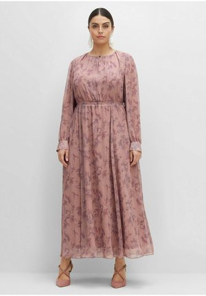 Sheego, Maxi dress - rosé gemustert