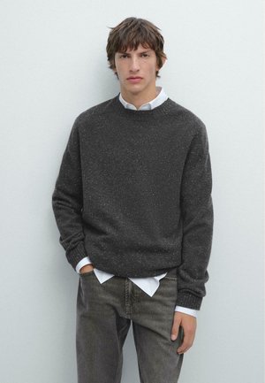 CREW NECK - Pullover - dark grey