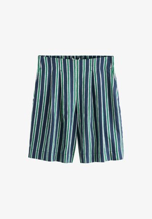 Next, Short - navy green stripe