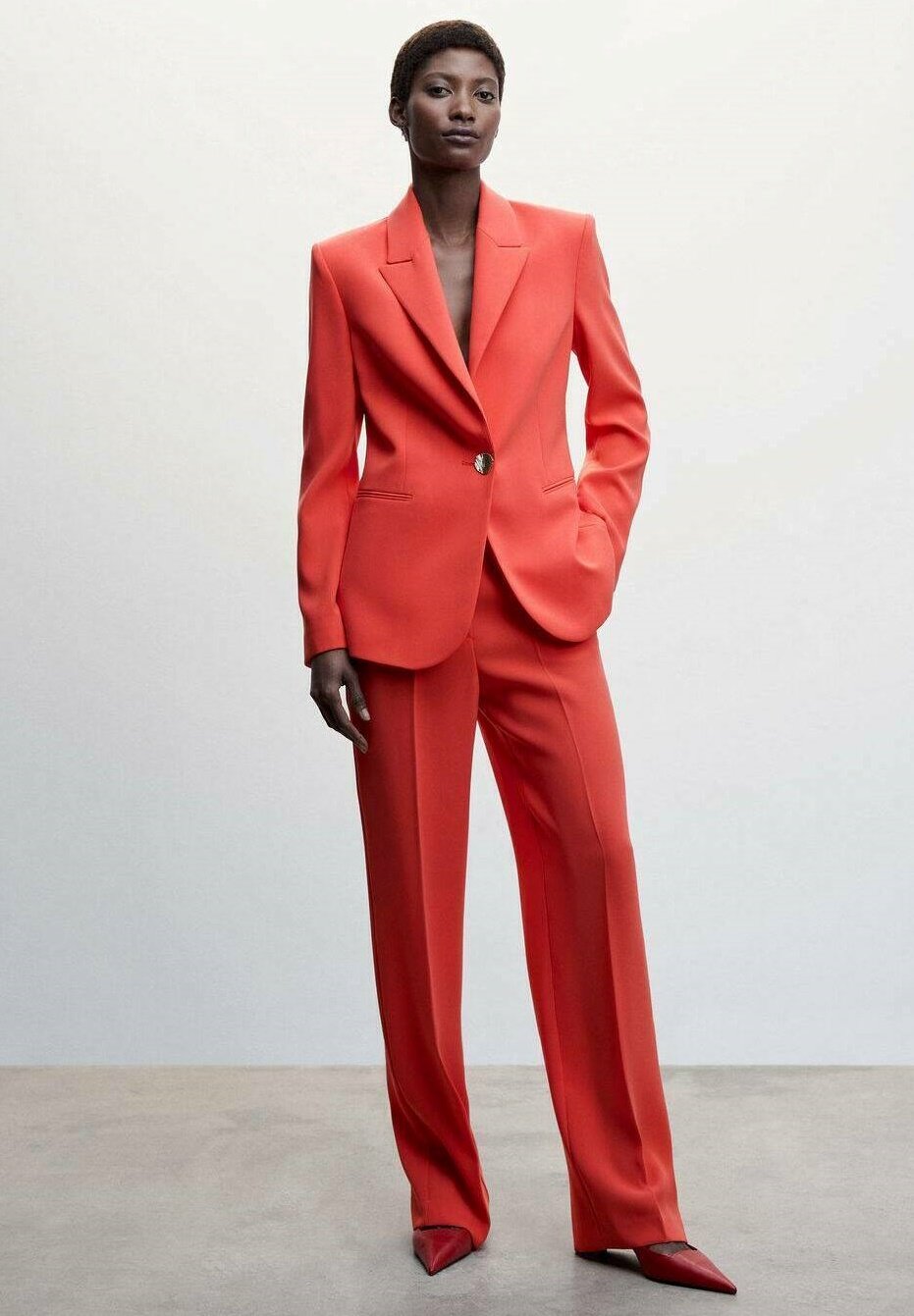 ensemble tailleur pantalon femme mango