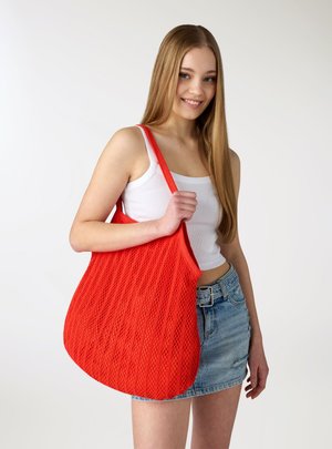 Terranova, TINTA UNITA - Shopping bag - arancione