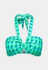 SORRENTO HALTER BANDEAU - Πάνω μέρος μπικίνι - vivid green