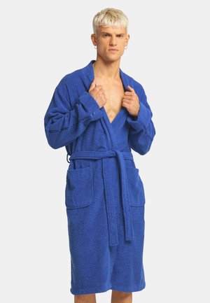 MIT STICKEREI VITO - Dressing gown - royalblau