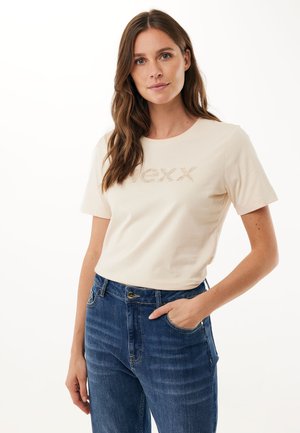 SHORT SLEEVE   - T-shirt print - taupe sand
