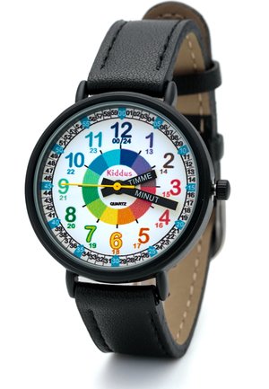 TIME TEACHER SWEDISH - Montre - Swedish Black PU Leather