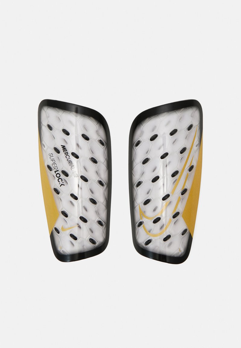 Nike Performance MERCURIAL LITE UNISEX - Benskinner - white/black/mtallic gold coin