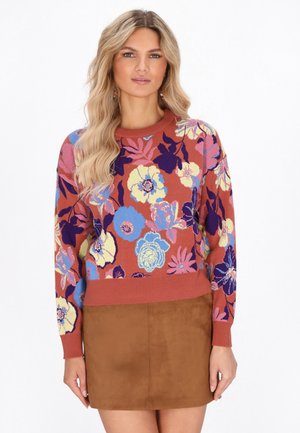 Neule - blue multicolor