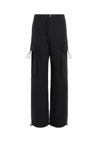 BARBARA TROUSER - Pantalones cargo - black