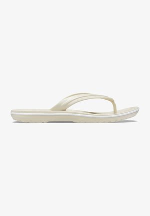 Crocs CROCBAND FLIP UNISEX - Tongs - bone