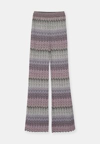 TROUSERS - Auduma bikses - multicolor/black/silver/rose