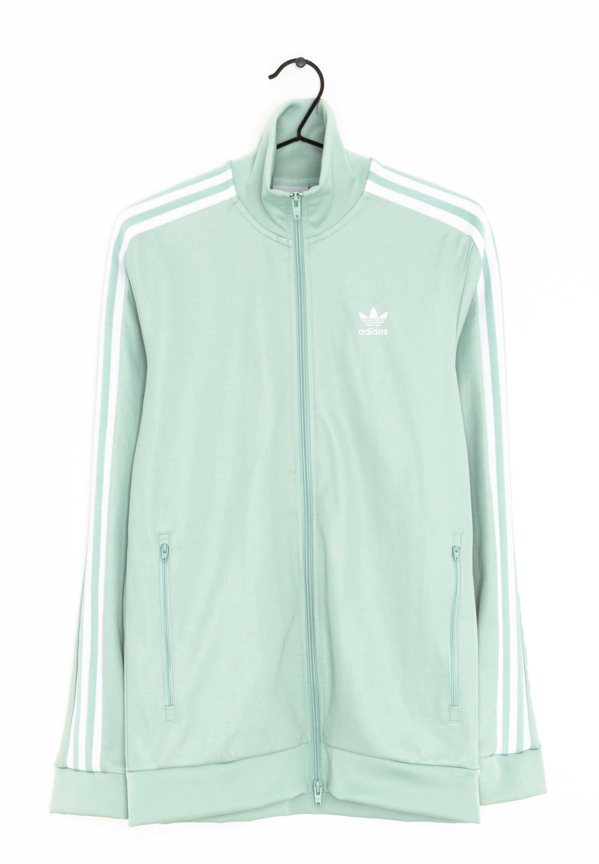 adidas Originals Zip-up sweatshirt green (Pre-owned)
