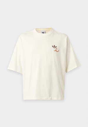 adidas Originals, NEW STRIPE OVERSIZED TEE UNISEX - T-shirt imprimé - off white