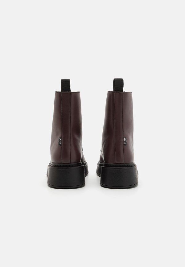 LUNA - Platform ankle boots - bordeaux4