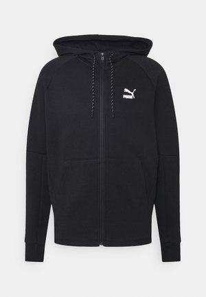 CLASSICS TECH HOODIE - Sweater met rits - puma black