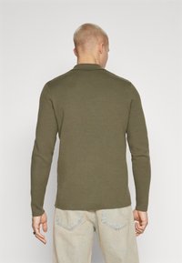 Samsøe Samsøe GUNA HALF ZIP - Maglione - dusty olive