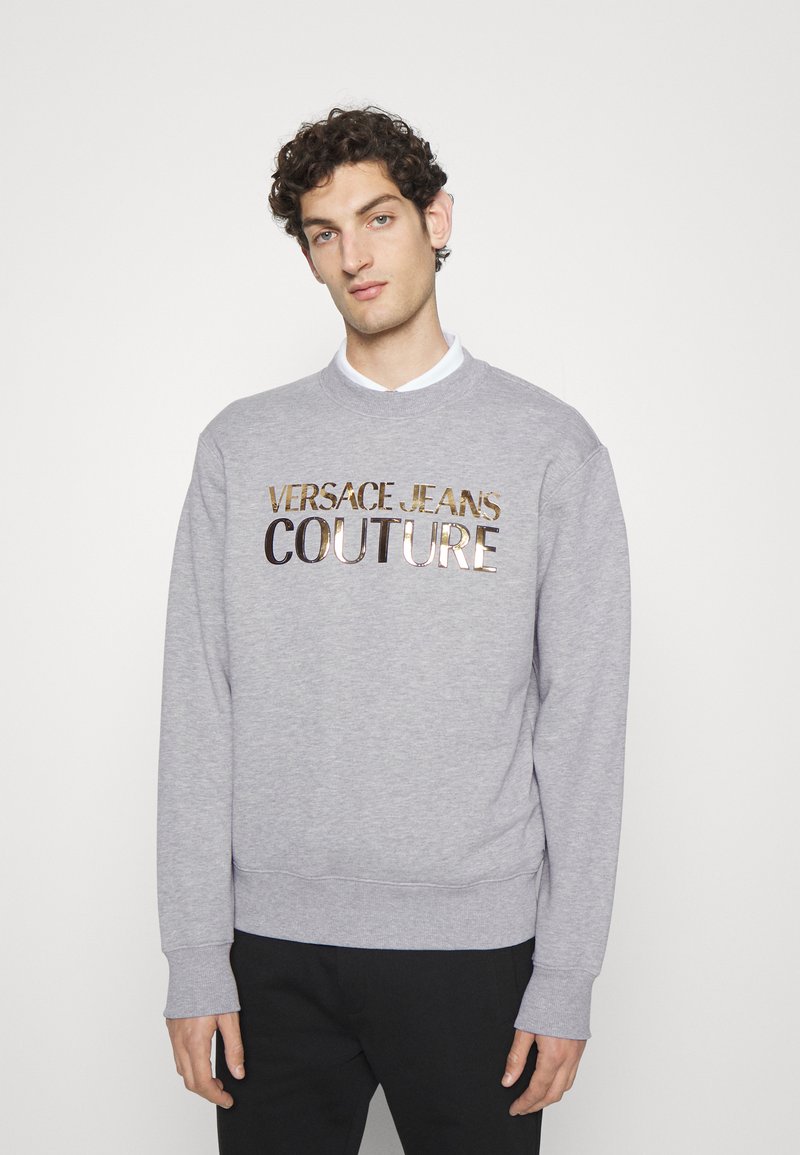 Versace Jeans Couture MELANGE FLEECE - Camisola - grey
