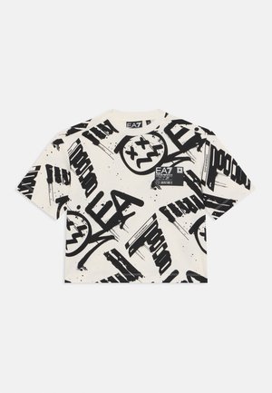 UNISEX - T-shirt imprimé - fancy star white