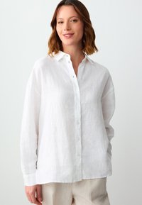 Button-down blouse - white