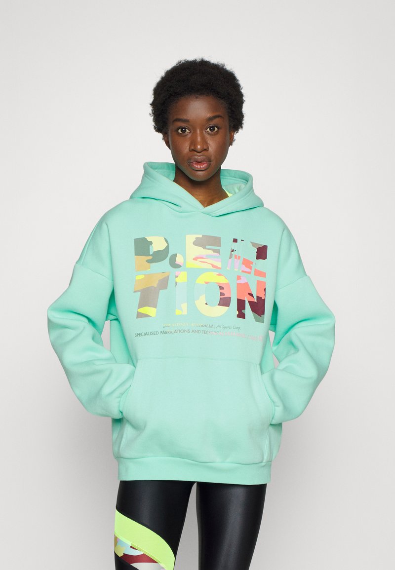 P.E Nation LONGITUDE HOODIE Sweatshirt beach glass/grønn Zalando.no