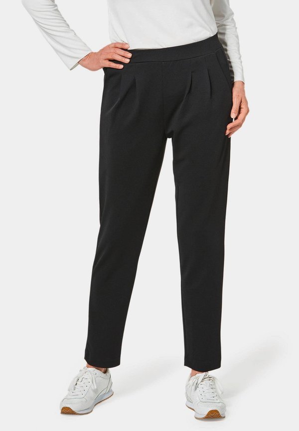 KNITTERARME SARA IN GEPFLEGTER UND ELASTISCHER WARE - Stoffhose