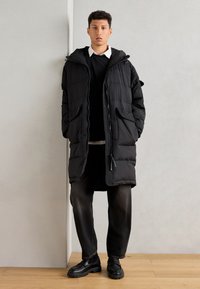 Scotch & Soda LONG PUFFER - Zimski plašč - meteorite
